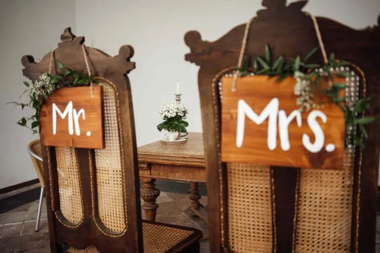 Standesamtliche Hochzeit im Schloss Destedt bei Wolfenbüttel mit romantischer Atmosphäre